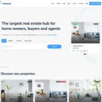 Real Estate Hub Website Design with Free VPS Web Hosting