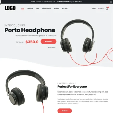 Single Product Website Design with Free VPS Web Hosting