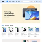 Smartphone Store Website Design with Free VPS Web Hosting