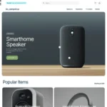 Speaker Shop Website Design with Free Web Hosting