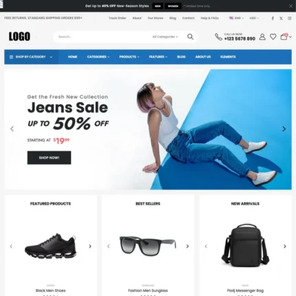 Style Shop Website Design with Free VPS Web Hosting