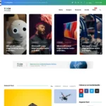 Tech Magazine Website Design with Free VPS Web Hosting