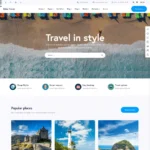 Travel Agency Website Design with Free VPS Web Hosting