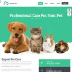 Veterinarian Website Design with Free VPS Web Hosting