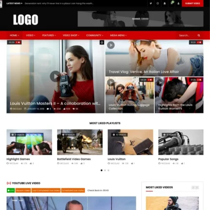 Video Uploading Website Design with Free VPS Web Hosting