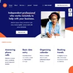 Virtual Assistant Website Design with Free VPS Web Hosting