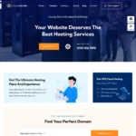 Web Hosting Business Website Design with Free VPS Hosting