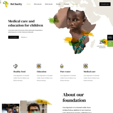 Welfare organization Website Design with Free Web Hosting