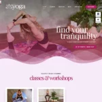 Yoga Website Design with Free VPS Web Hosting
