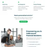 Bookkeeping Website Design with Free VPS Web Hosting