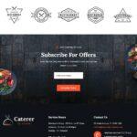 Caterer Website Design with Free VPS Web Hosting and Installation