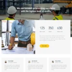 Construction Website Design with Free VPS Web Hosting