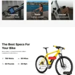 E-Bike Website Design with Free VPS Web Hosting