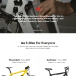 E-Bike Website Design with Free VPS Web Hosting