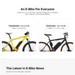 E-Bike Website Design with Free VPS Web Hosting