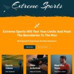 Extreme Sports Website Design with Free VPS Web Hosting