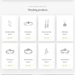 Jewelry Website Design with Free VPS Web Hosting