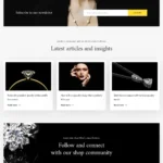 Jewelry Website Design with Free VPS Web Hosting