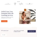 Life Coach Website Design with Free VPS Web Hosting