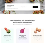 Nutritionist Website Design with Free VPS Web Hosting