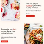 Healthy Food Website Design with Free VPS Web Hosting