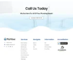 Plumbing Service Website Design with Free VPS Web Hosting
