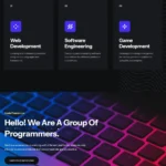 Programmer Website Design with Free VPS Web Hosting