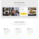 Restaurant Website Design with Free VPS Web Hosting