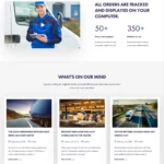 Industrial Shipping Website Design with Free VPS Web Hosting