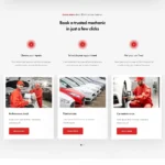 Auto Service Website Design with Free VPS Web Hosting