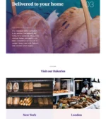 Bakery Shop Website Design with Free VPS Web Hosting