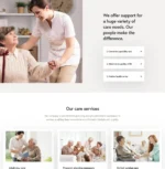 Elder Care Website Design with Free VPS Web Hosting