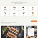 Food Website Design with Free VPS Web Hosting