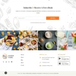 Food Blog Website Design with Free VPS Web Hosting