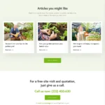 Gardening Care Website Design with Free VPS Web Hosting