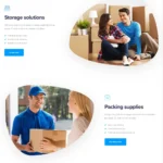 Moving Service Website Design with Free VPS Web Hosting