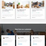 Commercial Moving Website Design with Free VPS Web Hosting