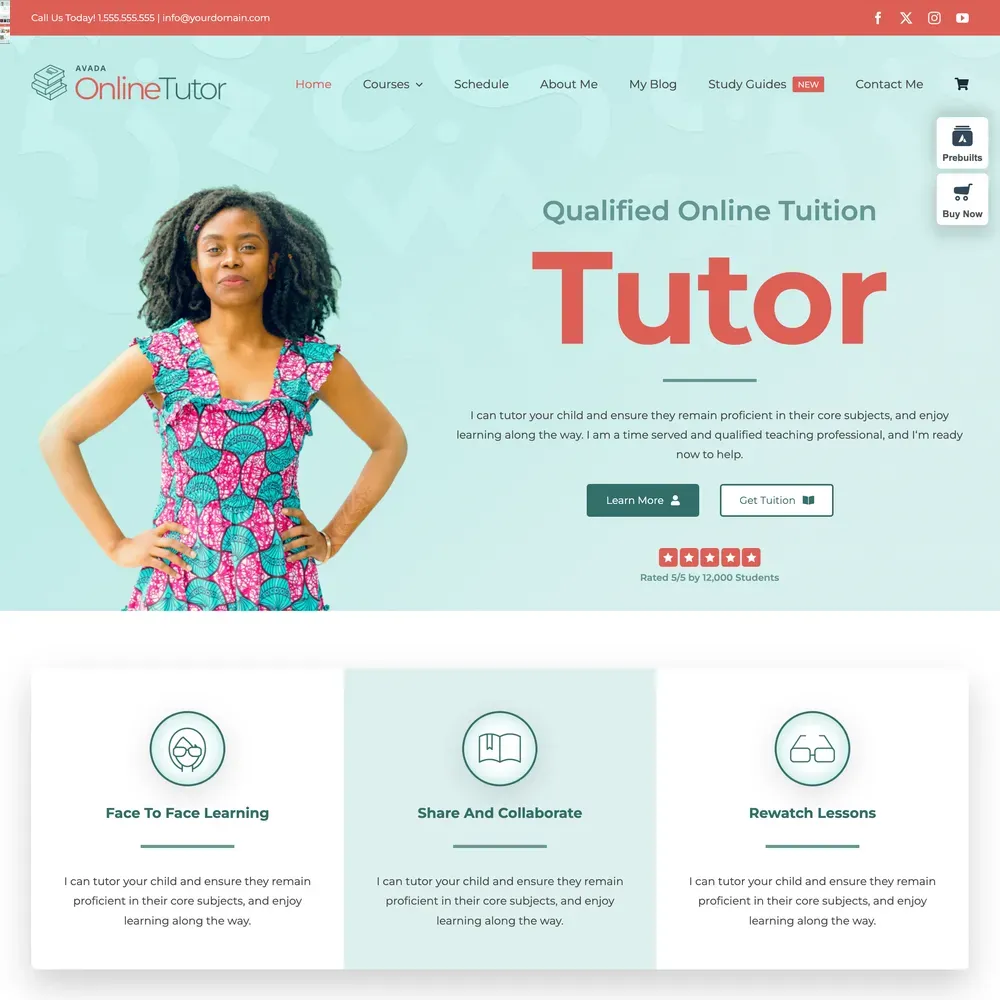 Online Tutor Website Design with Free VPS Web Hosting (1) Online Tutor Website Design with Free VPS Web Hosting