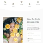 Spa Website Design with Free VPS Web Hosting