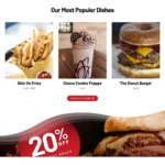Takeout Website Design with Free VPS Web Hosting