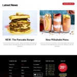 Popular Dishes Website Design with Free VPS Web Hosting