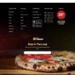 Great Food Website Design with Free VPS Web Hosting