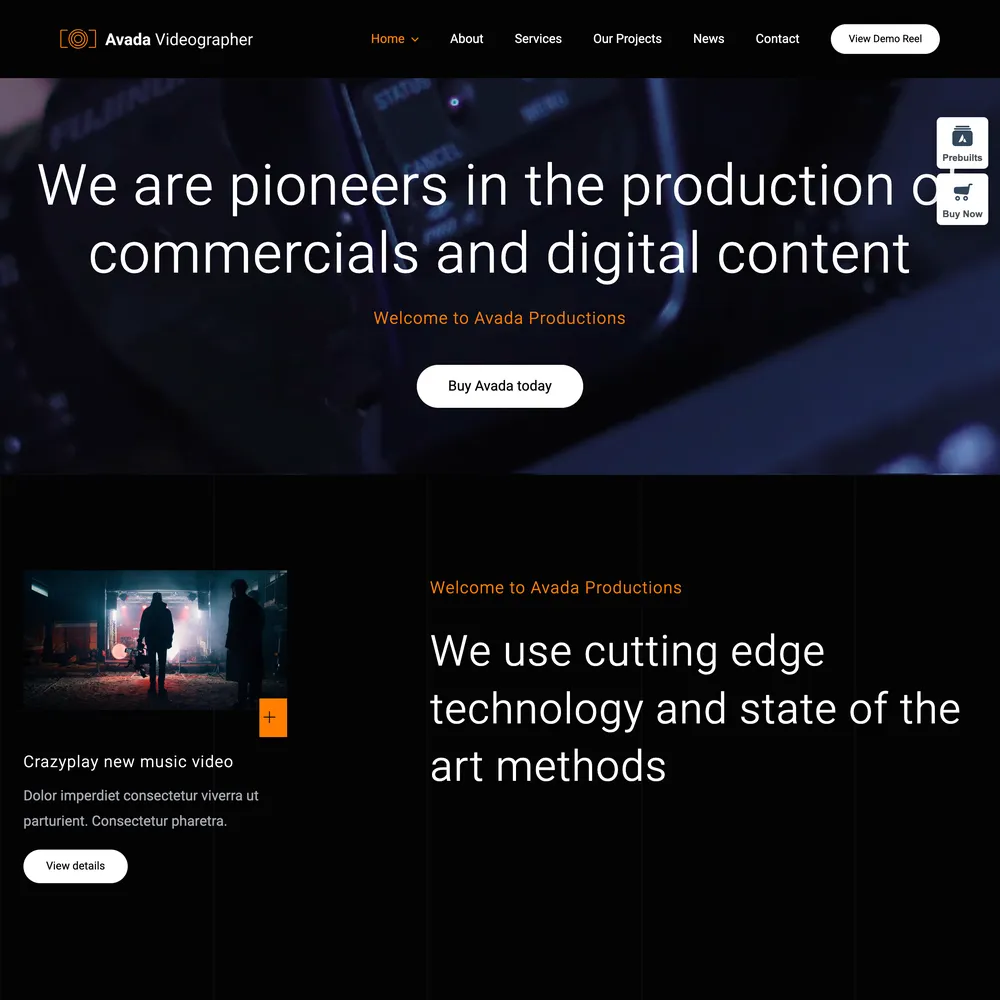 Videographer Website Design with Free VPS Web Hosting Videographer Website Design with Free VPS Web Hosting