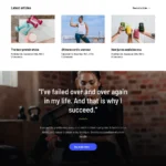 Gym Website Design with Free VPS Web Hosting