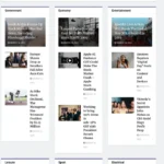Economy News Website Design with Free VPS Web Hosting