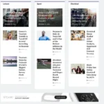 World News Website Design with Free VPS Web Hosting