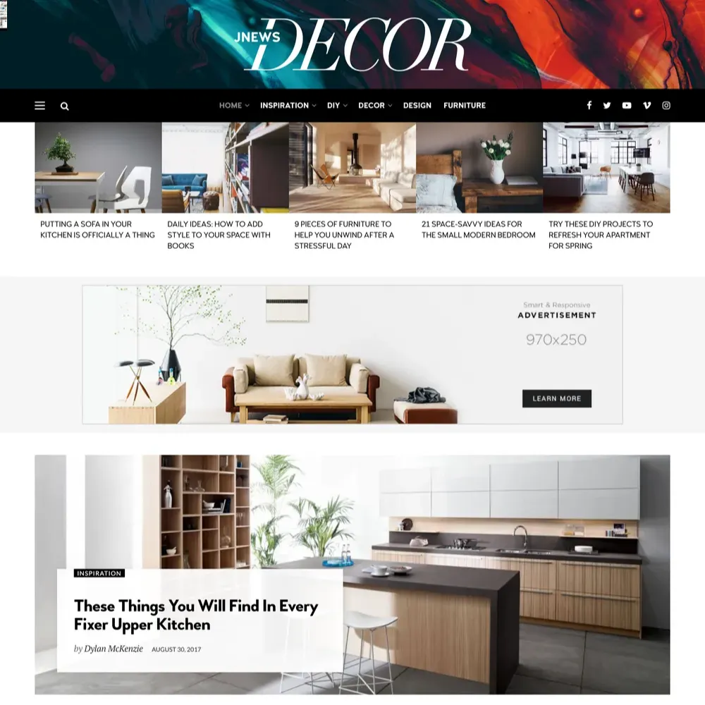 Interior News Website Design with Free VPS Web Hosting (1) Interior News Website Design with Free VPS Web Hosting