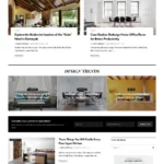 Interior News Website Design with Free VPS Web Hosting