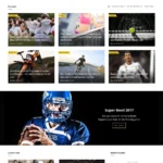 Sports News Website Design with Free VPS Web Hosting