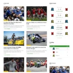 Sports News Website Design with Free VPS Web Hosting